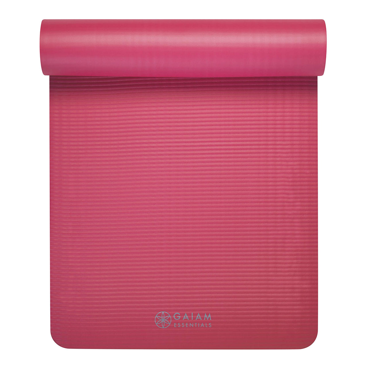 Gaiam Thick Yoga Mat, Exercise & Fitness Mat with Easy-Cinch Carrying Strap