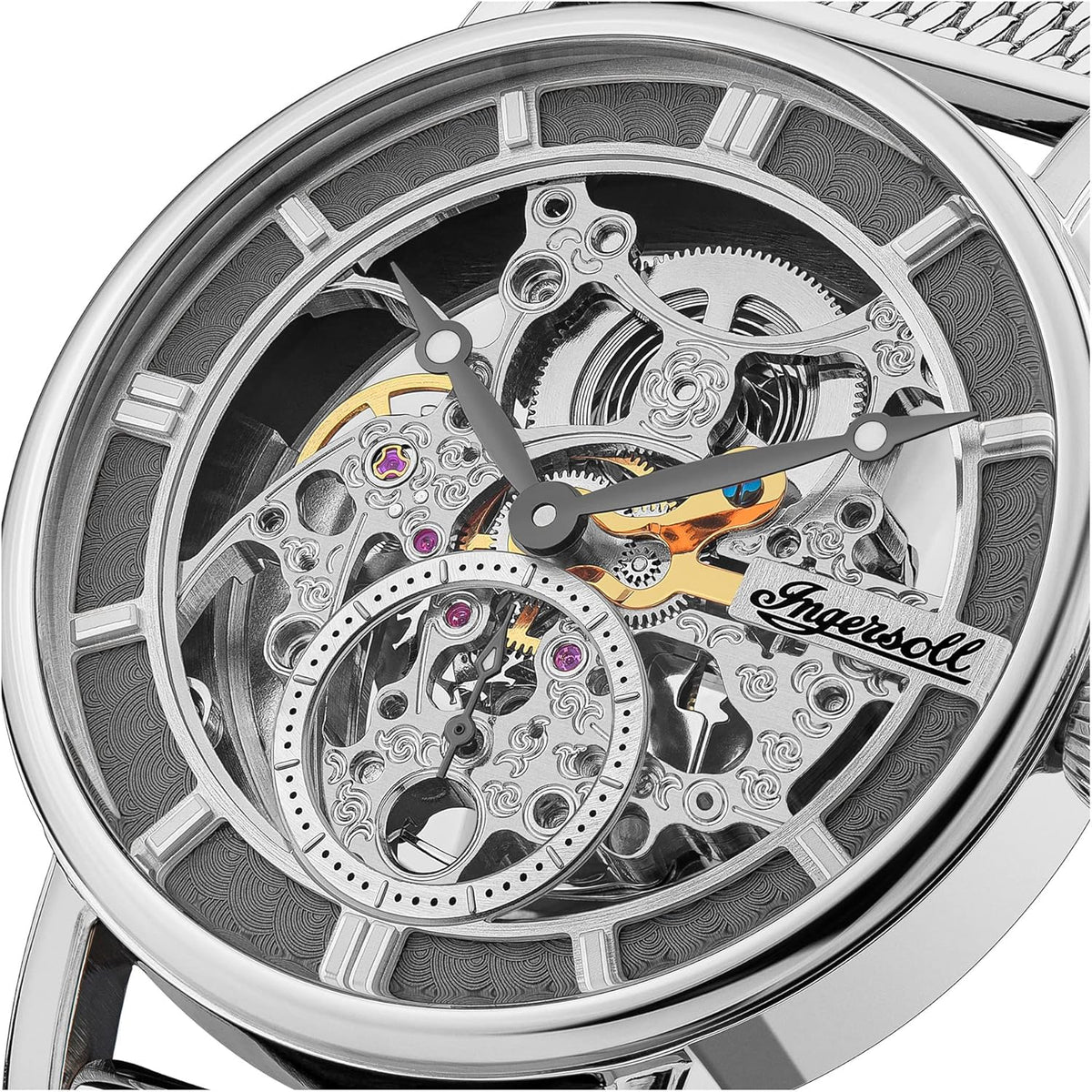 Ingersoll The Herald Gents Automatic Watch I00405 with a Stainless steel case and stainless steel bracelet