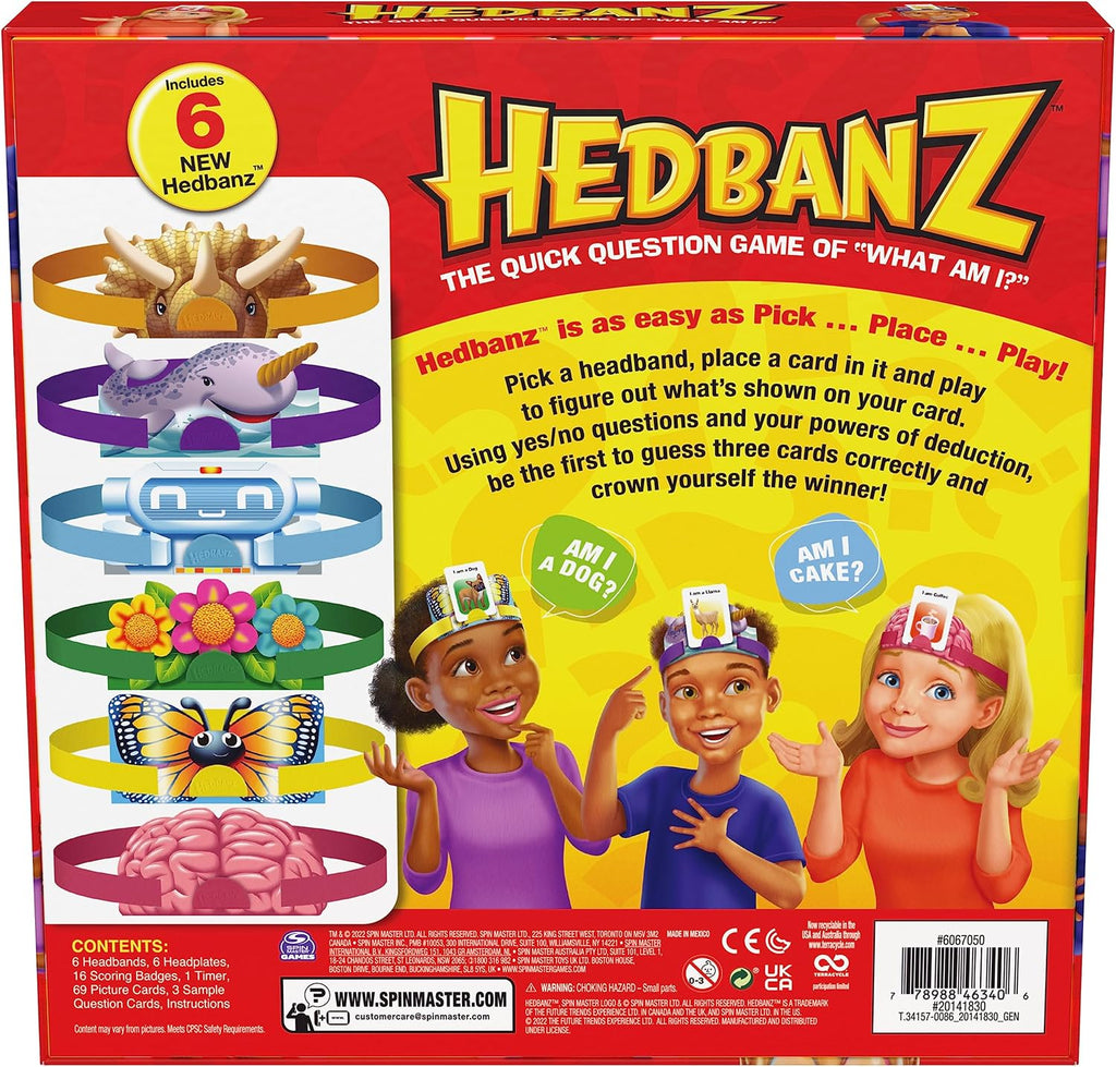 Spin Master Games Hedbanz Picture Guessing Game for Family Game Night