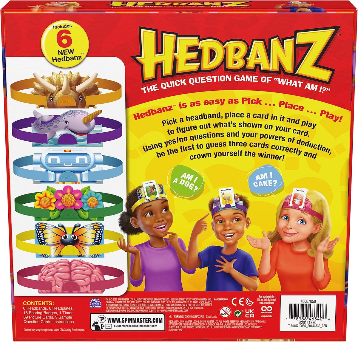 Spin Master Games Hedbanz Picture Guessing Game for Family Game Night