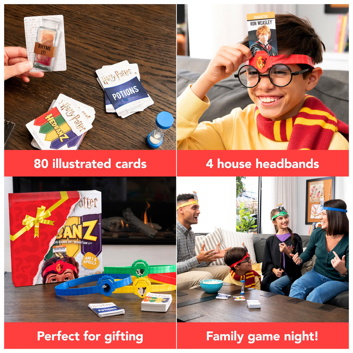 Spin Master Games Hedbanz Picture Guessing Game for Family Game Night