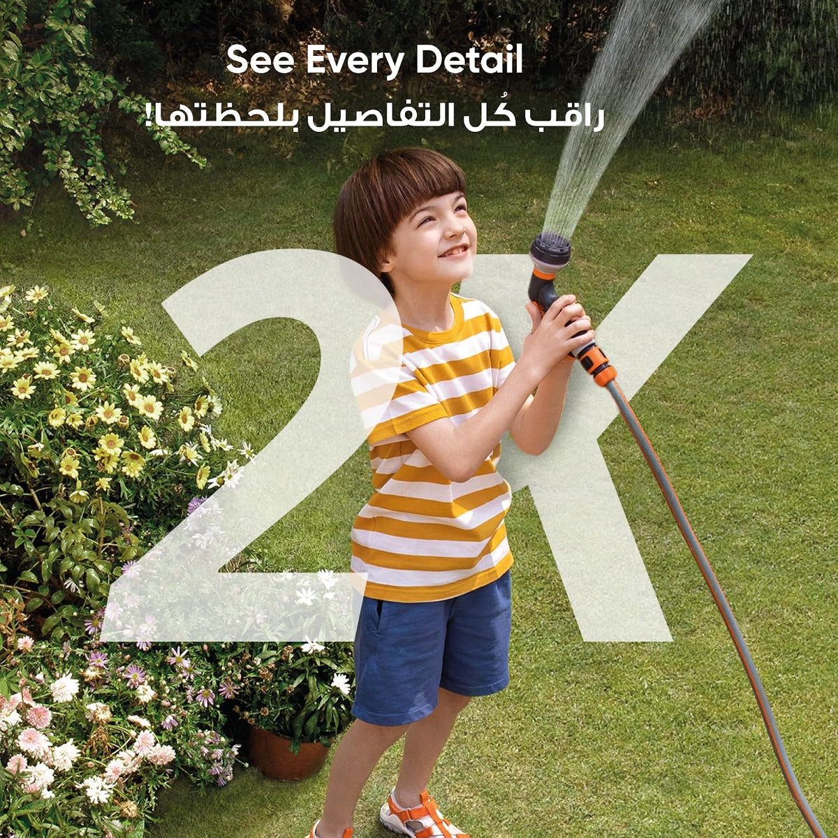 كاميرا مراقبة سولو كام S220 تعمل بالطاقة الشمسية من يوفي سيكيوريتي، تعمل بالطاقة المستمرة، كاميرا مراقبة منزلية بدقة 2 كيه، واي فاي 2.4 جيجاهرتز، بدون رسوم شهرية، متوافقة مع هوم بيس 3