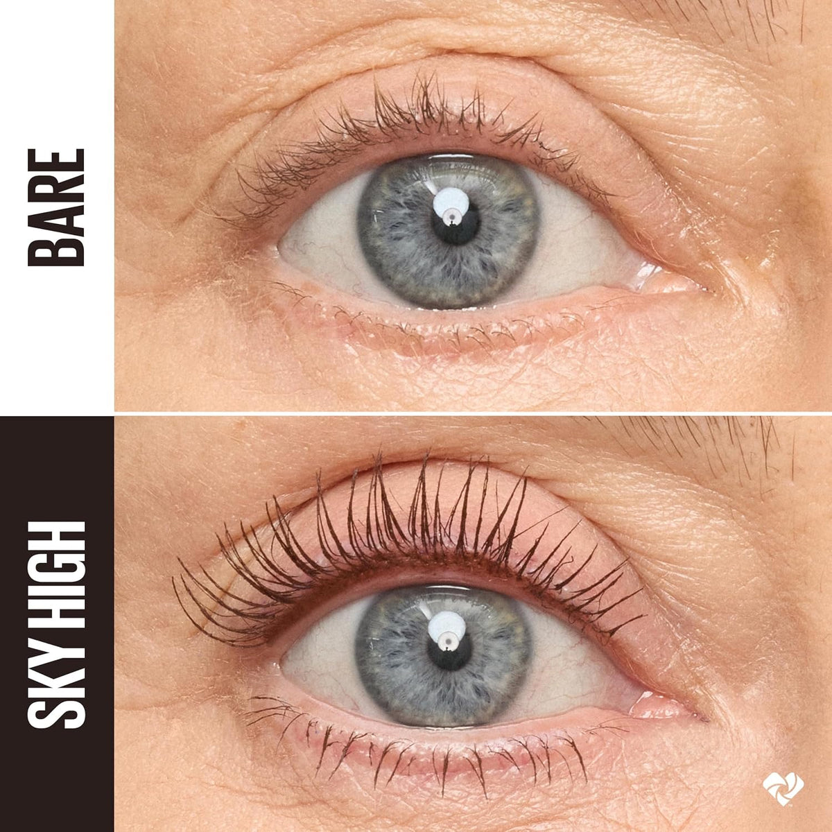 Maybelline Lash Sensational Sky High Washable Mascara Makeup, Volumizing, Lengthening, Defining, Curling, Multiplying, Buildable Formula, Blackest Black, 1 Count