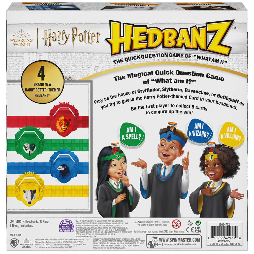 Spin Master Games Hedbanz Picture Guessing Game for Family Game Night