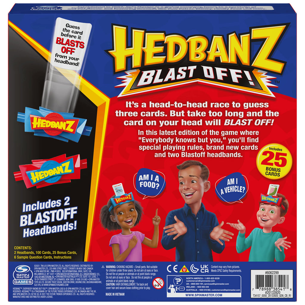 Spin Master Games Hedbanz Picture Guessing Game for Family Game Night