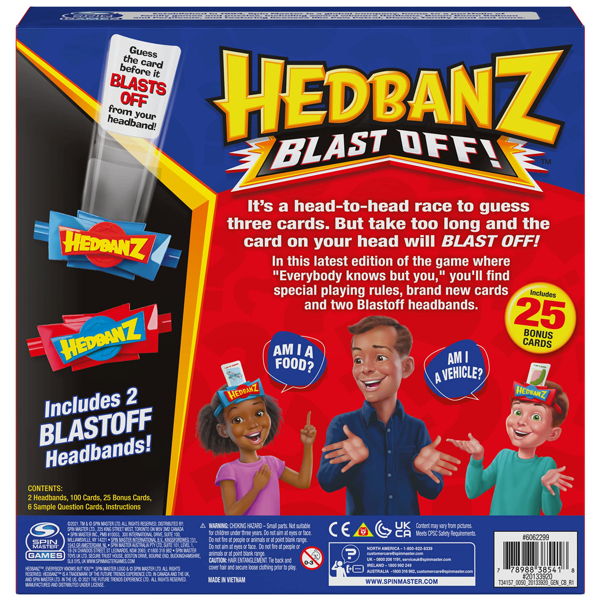 Spin Master Games Hedbanz Picture Guessing Game for Family Game Night