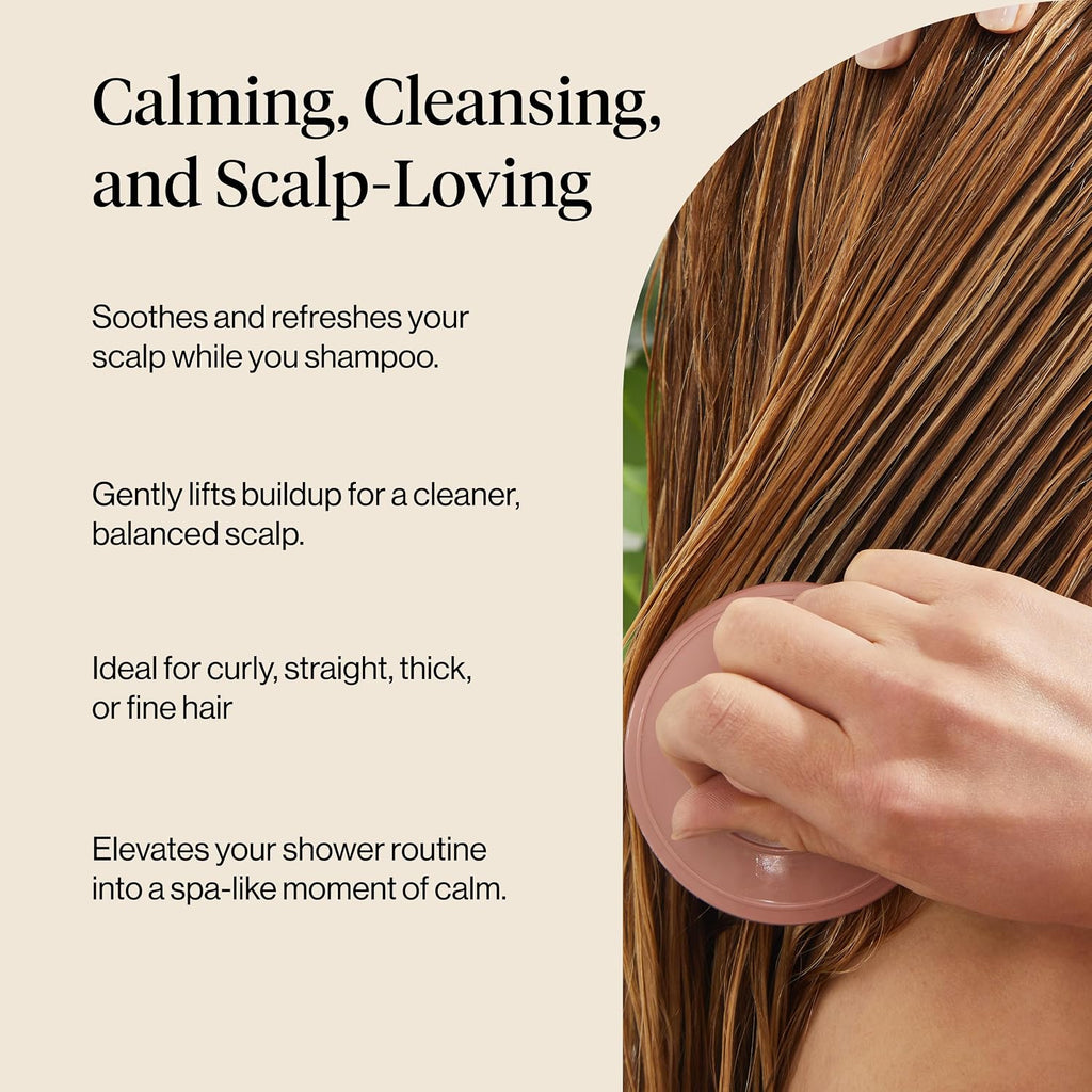 Kitsch Scalp Massager for Hair Care - Shampoo Brush Scalps - Terracotta