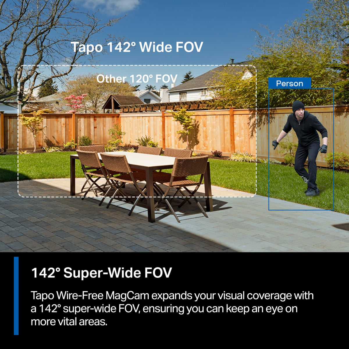 Tapo MagCam 2K+ Security Camera Wireless Outdoor, Battery Powered, C425