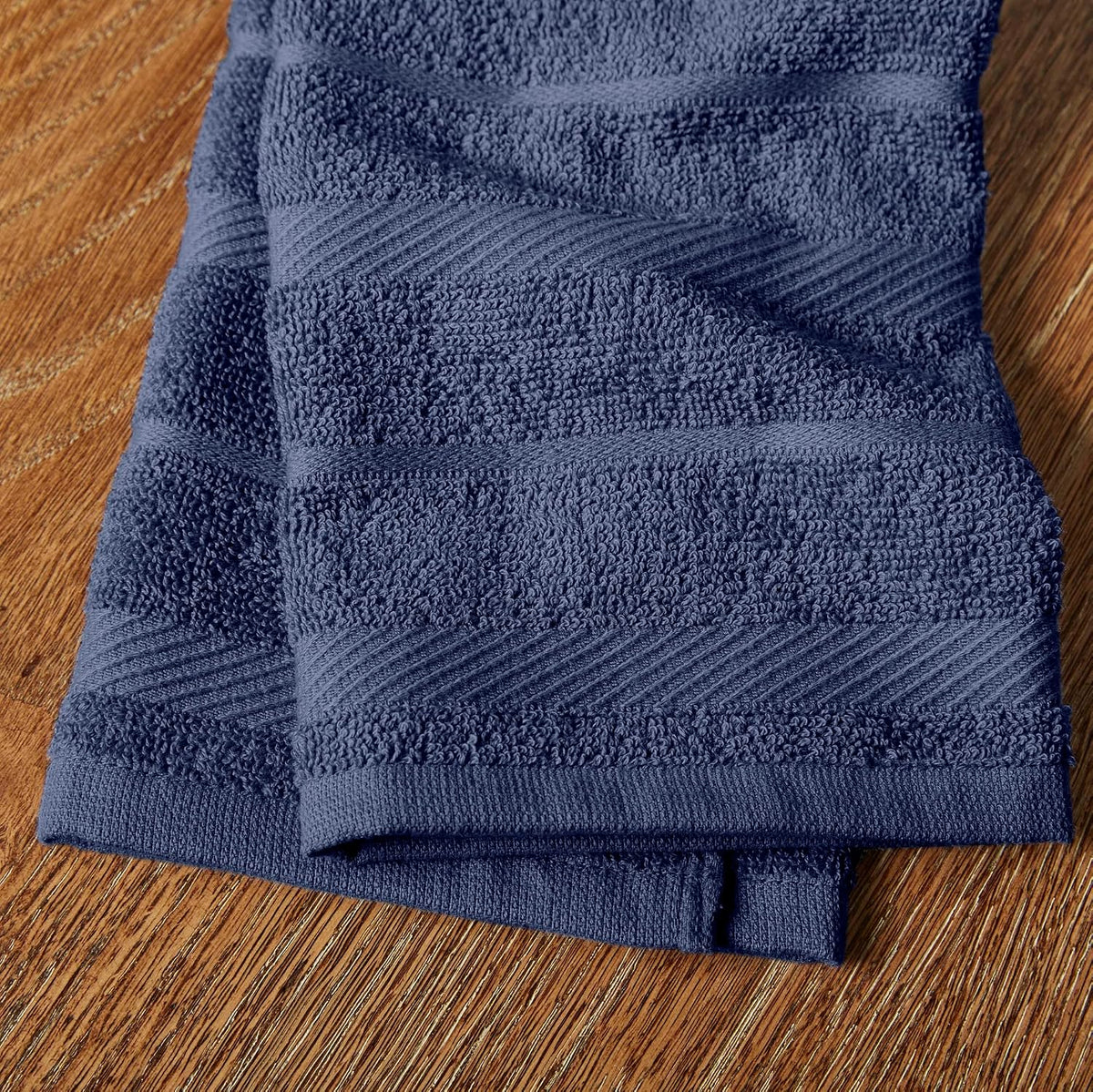 KitchenAid Albany Kitchen Towel 4-Pack Set, Milkshake Tan/White, 16"x26"