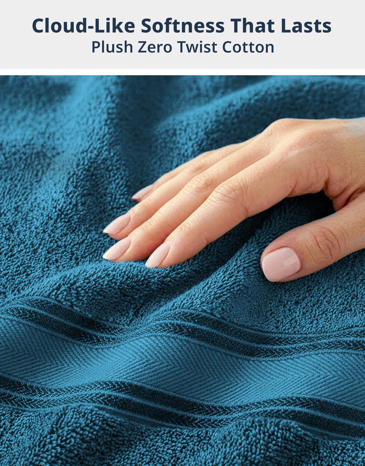 LANE LINEN Bath Towel Set 100% Cotton 18 Piece Soft Absorbent - Grey