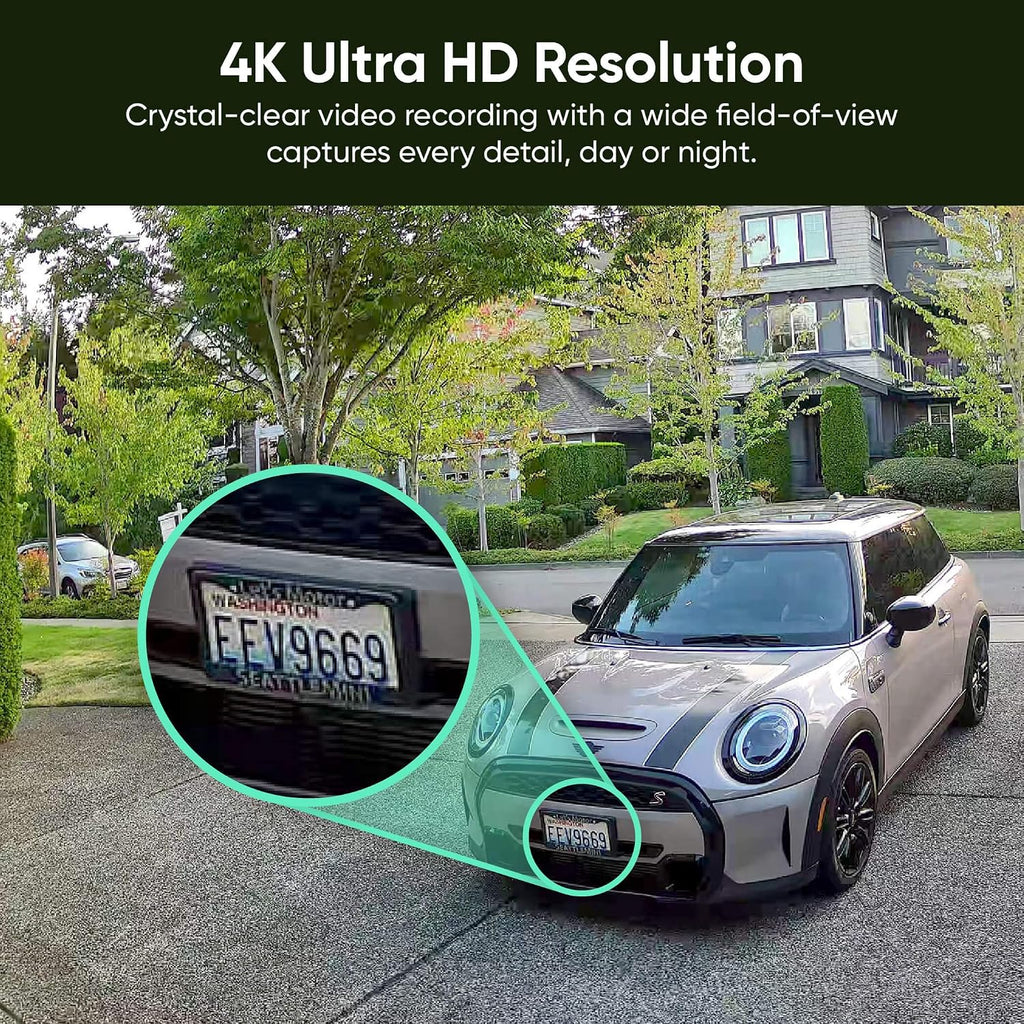 كاميرا وايزي بان v4، كاميرا أمان ذكية بدقة 4K، كاميرات داخلية/خارجية للأمان المنزلي، للطفل والحيوانات الأليفة، رؤية ليلية ملونة، دوران/ميل 360°/تكبير رقمي 8x، 2.4G و5G، تعمل مع اليكسا ومساعد جوجل
