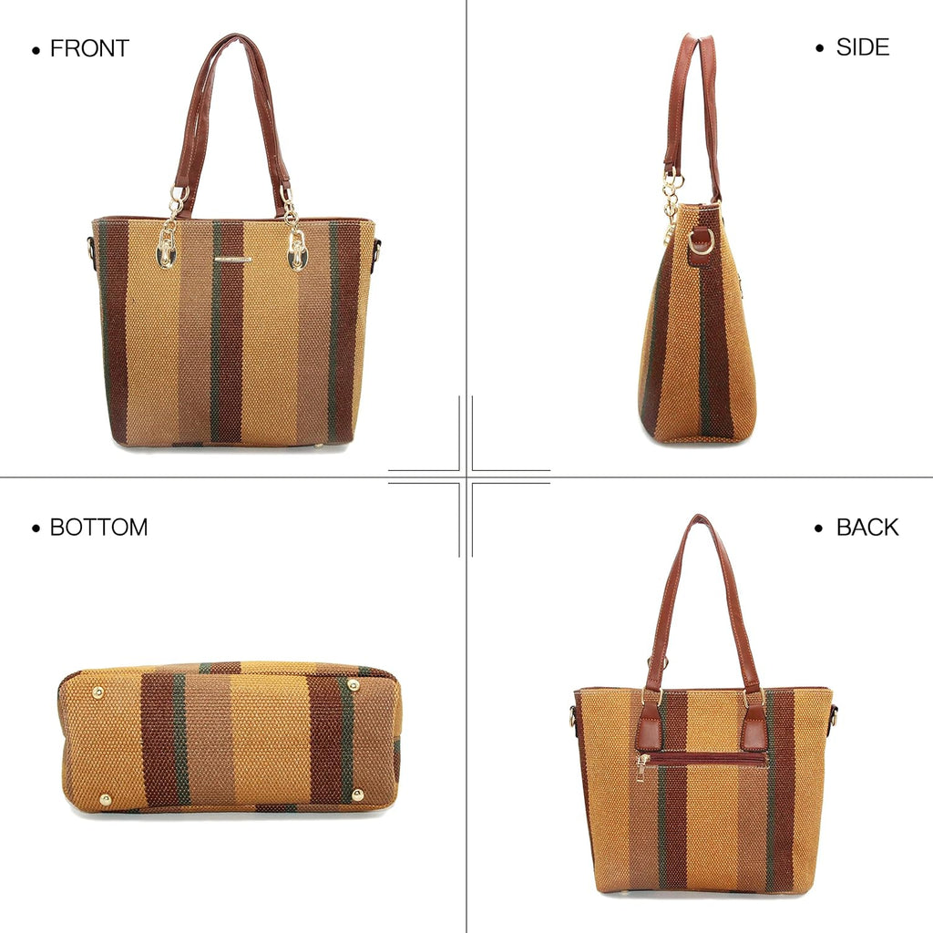 2E-youth Damen Geldbrsen und Handtaschen Set Tragetasche, Umhngetasche