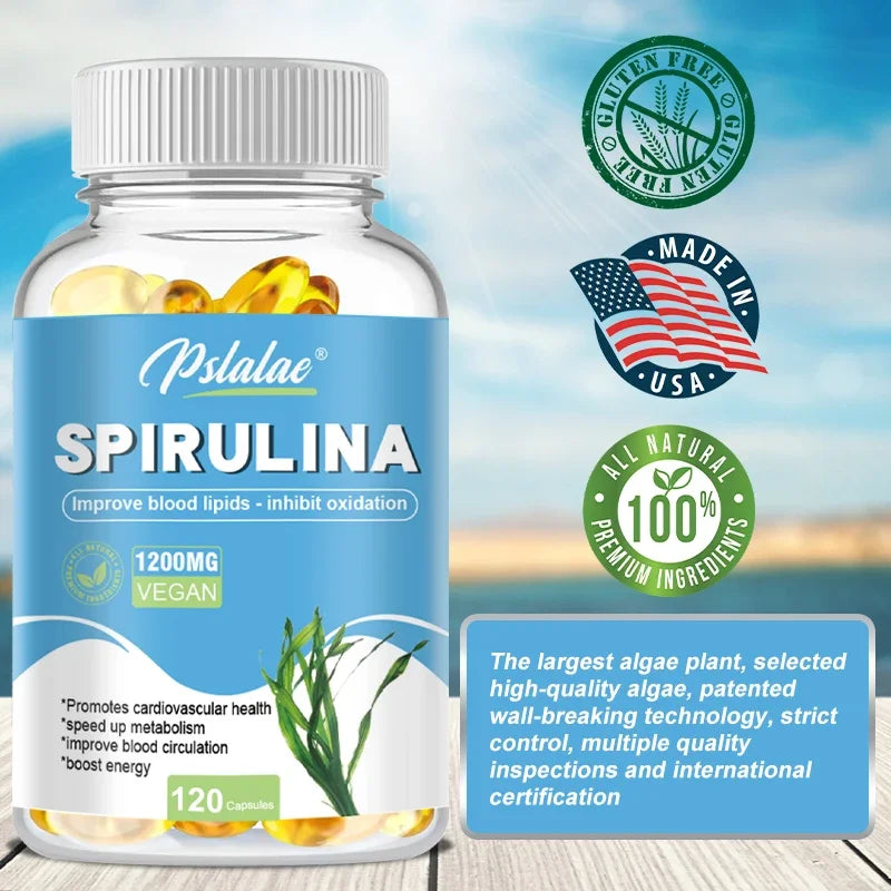 Organic Spirulina Wellness Capsules™ - souqmart