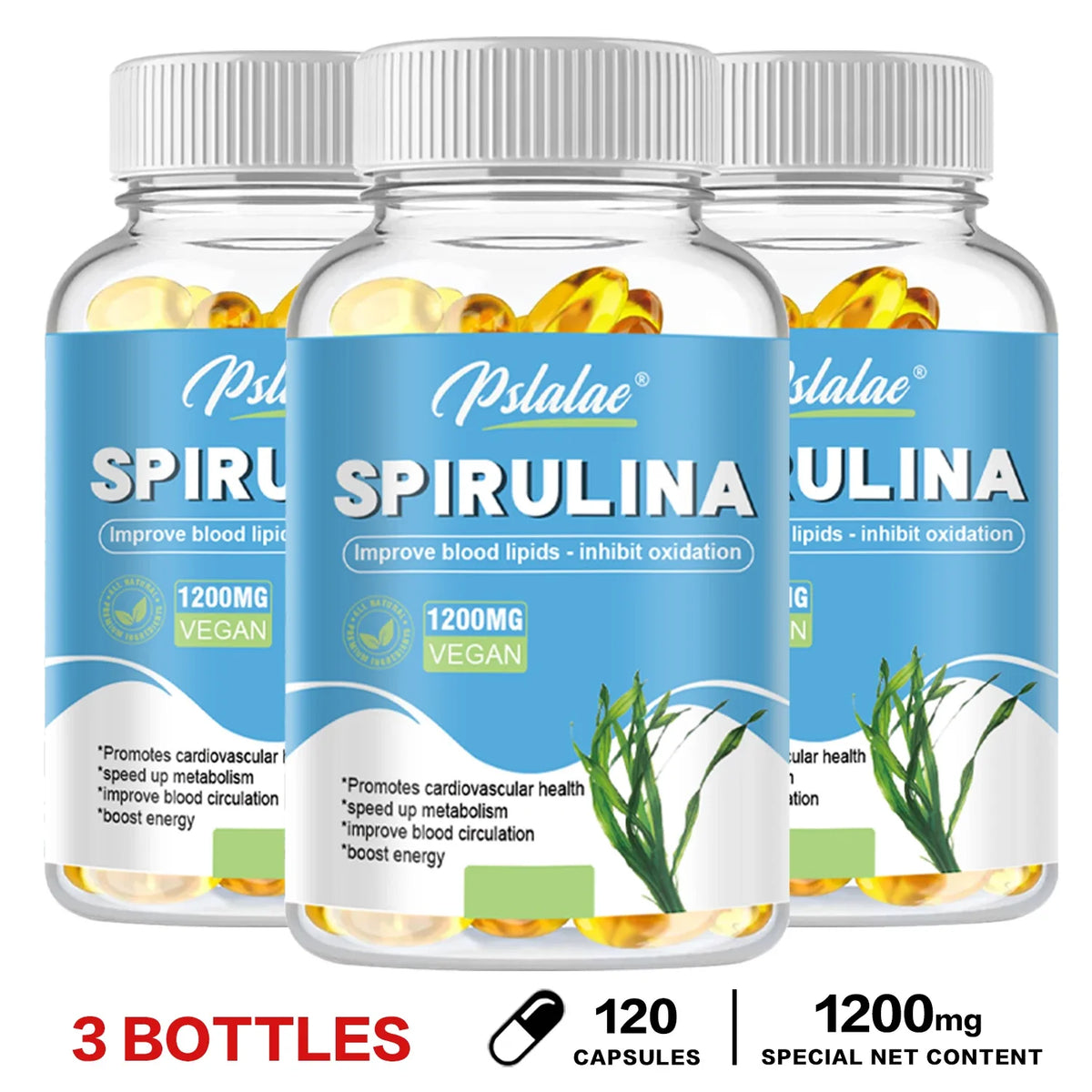 Organic Spirulina Wellness Capsules™ - souqmart