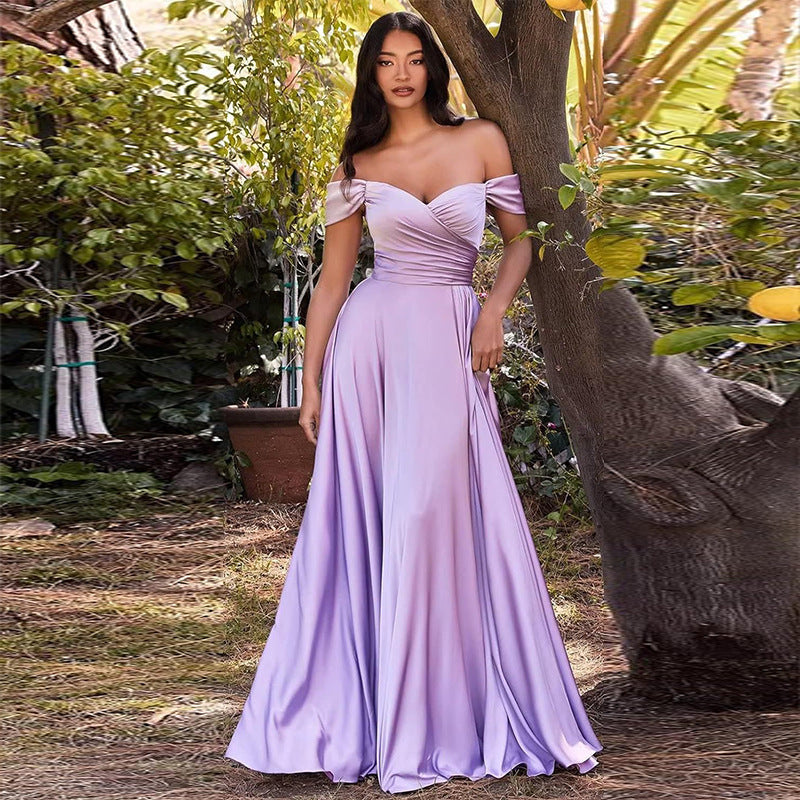 Banquet Temperament Concert Solo Bridesmaid Dress - souqmart