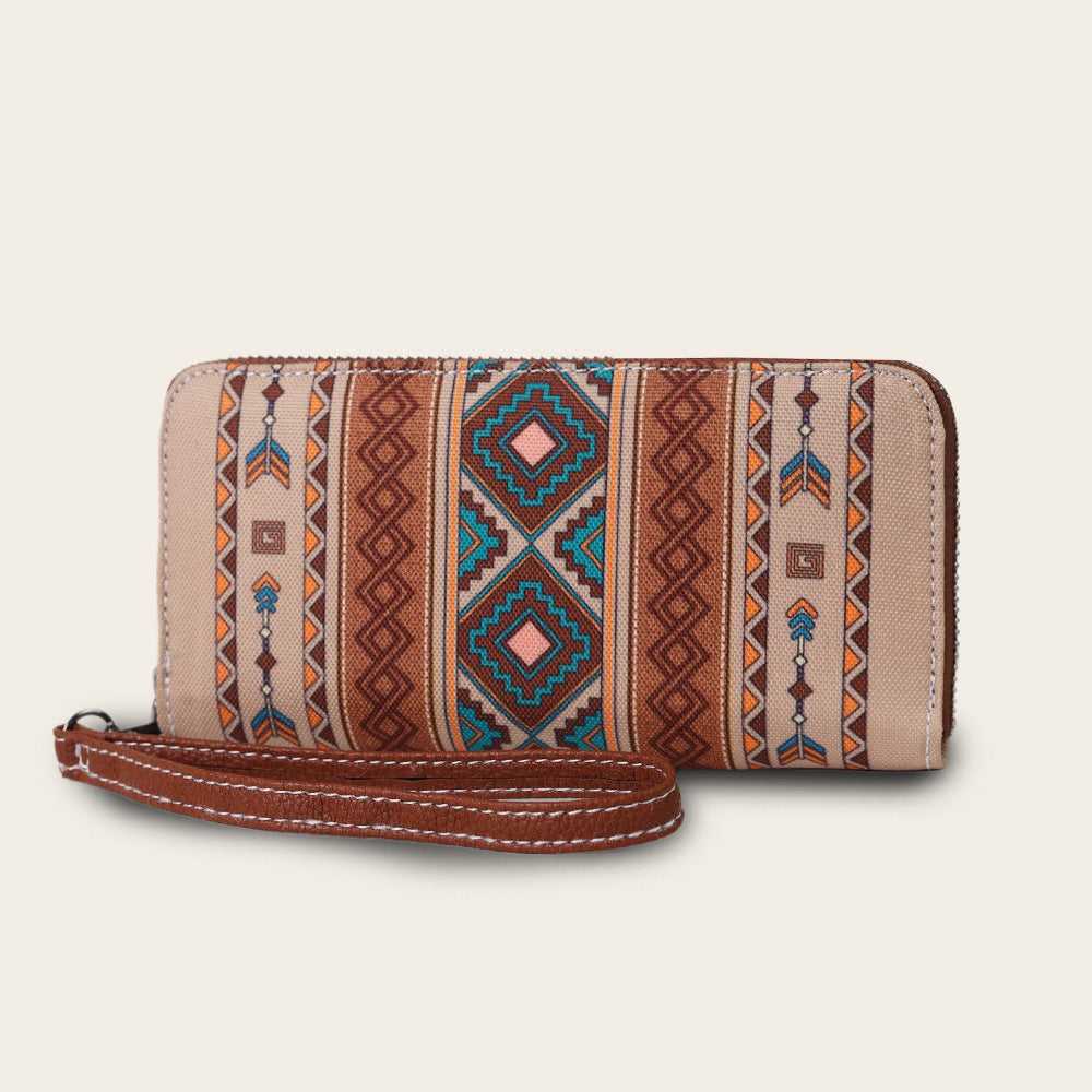 Bohemian Wind Belt RFID Wallet Retro High Sense