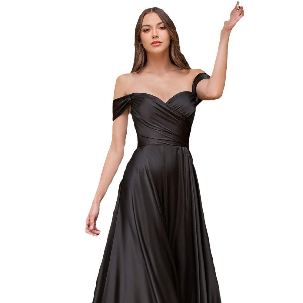 Banquet Temperament Concert Solo Bridesmaid Dress - souqmart