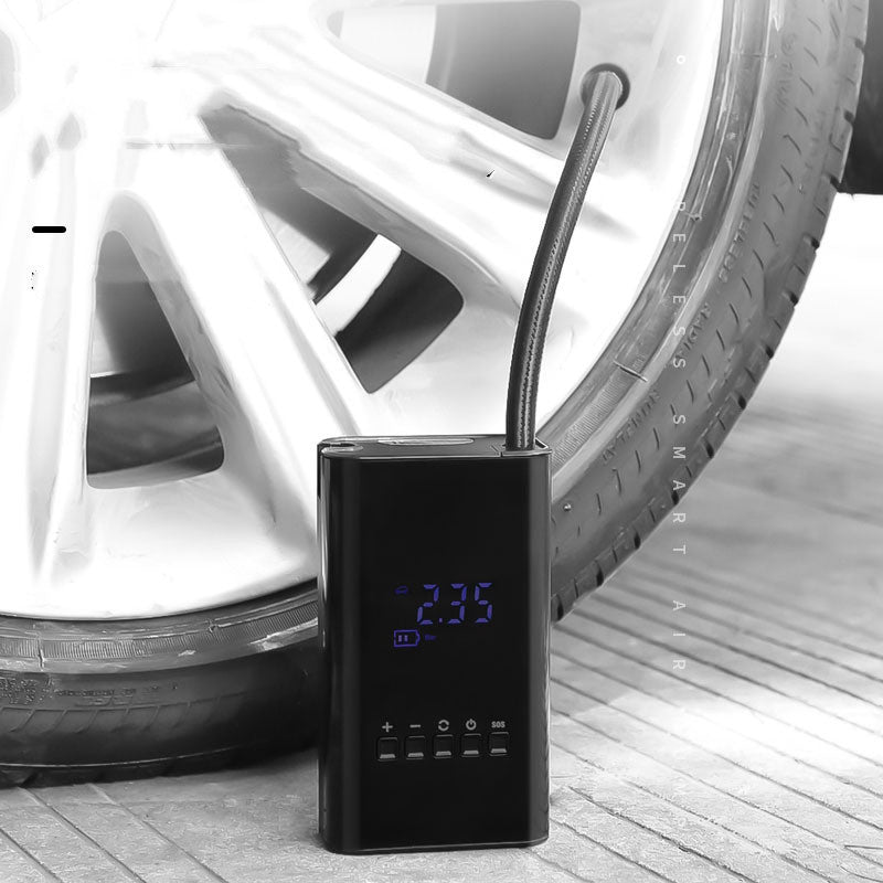 Car Mini Portable Electric Smart Wireless Digital Inflator - souqmart