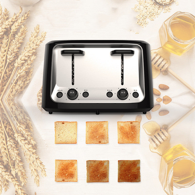 Home Automatic Multifunctional Toaster Four Slot Export - souqmart