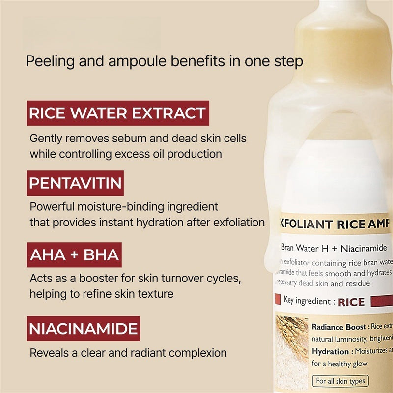 Peel Shot Glow White Rice Peeling Ampoule - souqmart